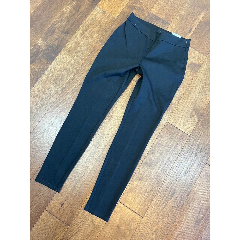 White House Black Market Body Comfort Black Ponte Pants 4